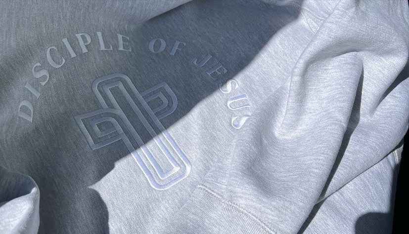 Disciple of Jesus Grey hoodie
