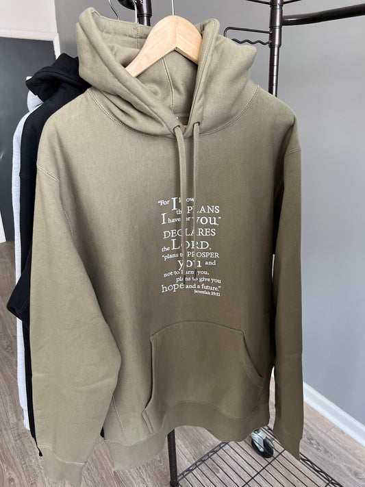 Disciple of Jesus Olive hoodie