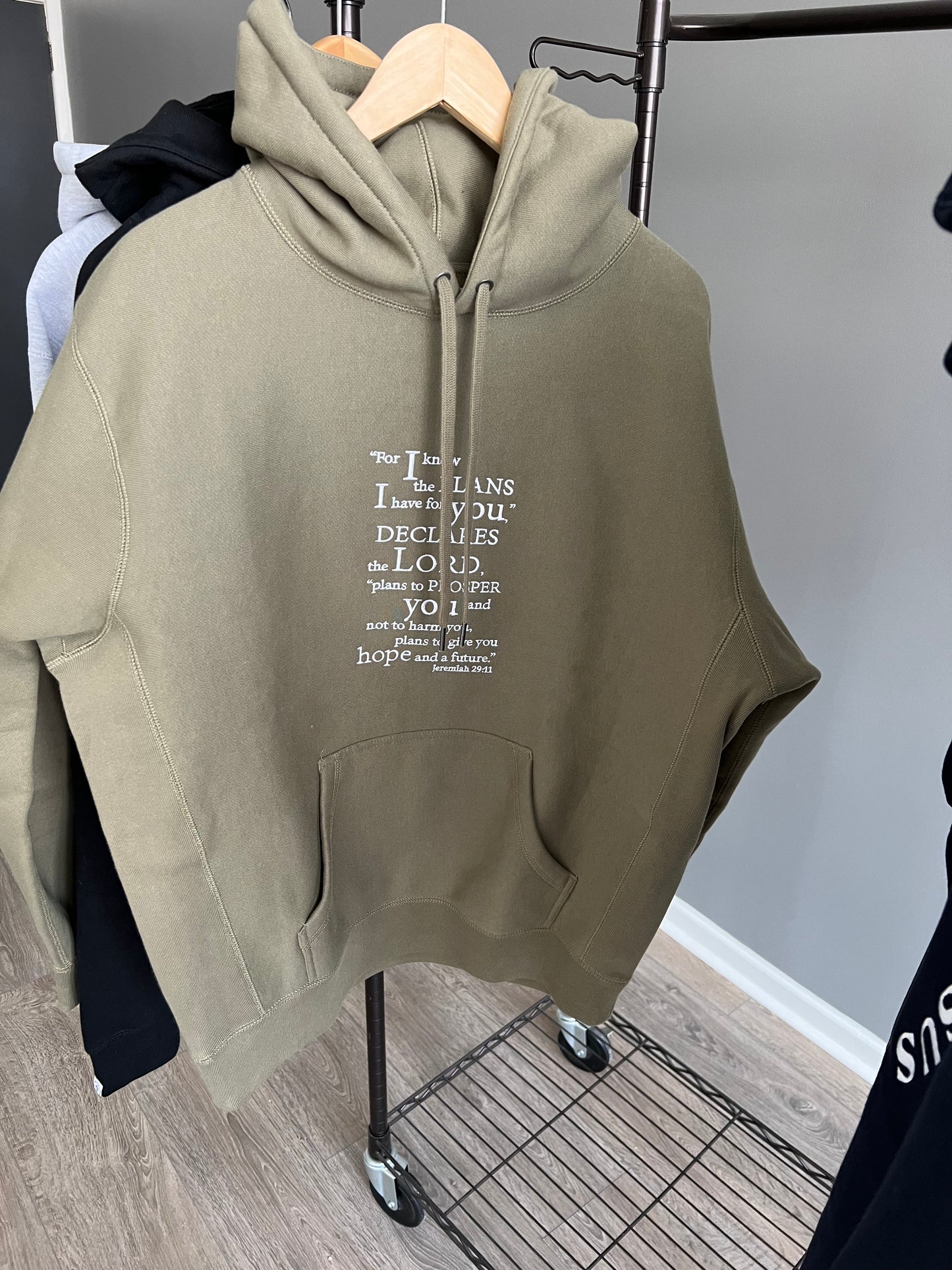 Disciple of Jesus Olive hoodie
