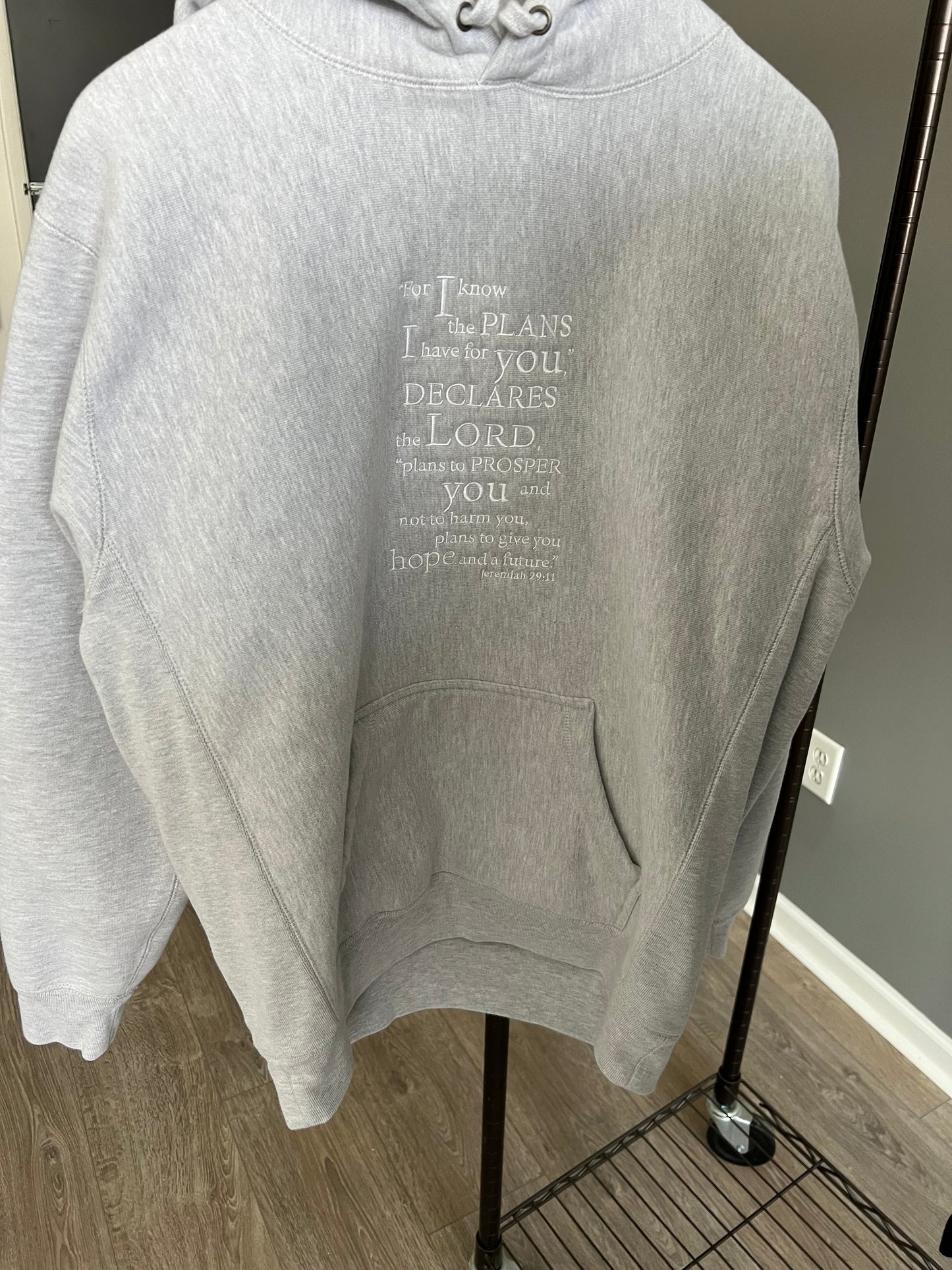 Disciple of Jesus Grey hoodie