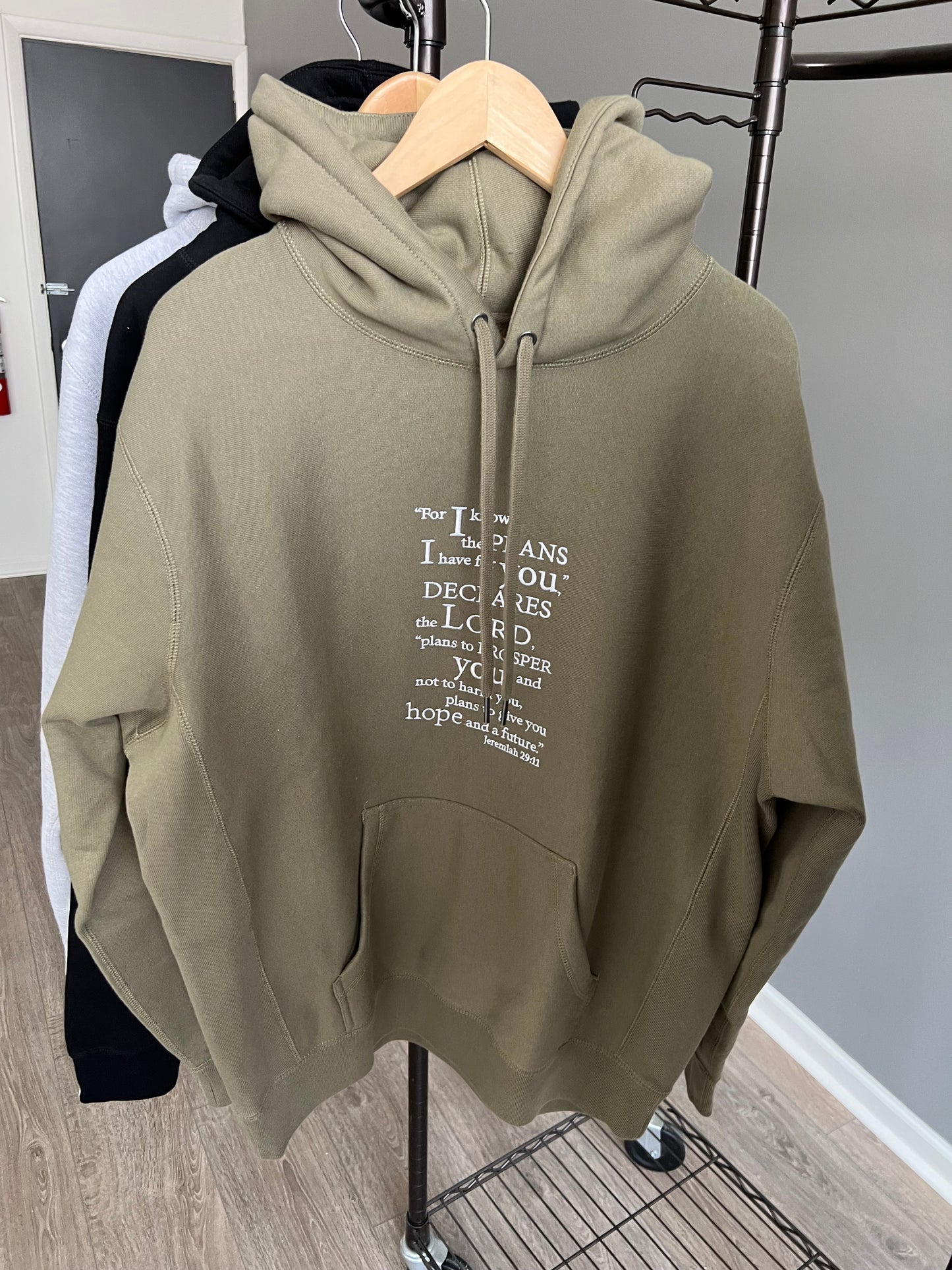 Disciple of Jesus Olive hoodie
