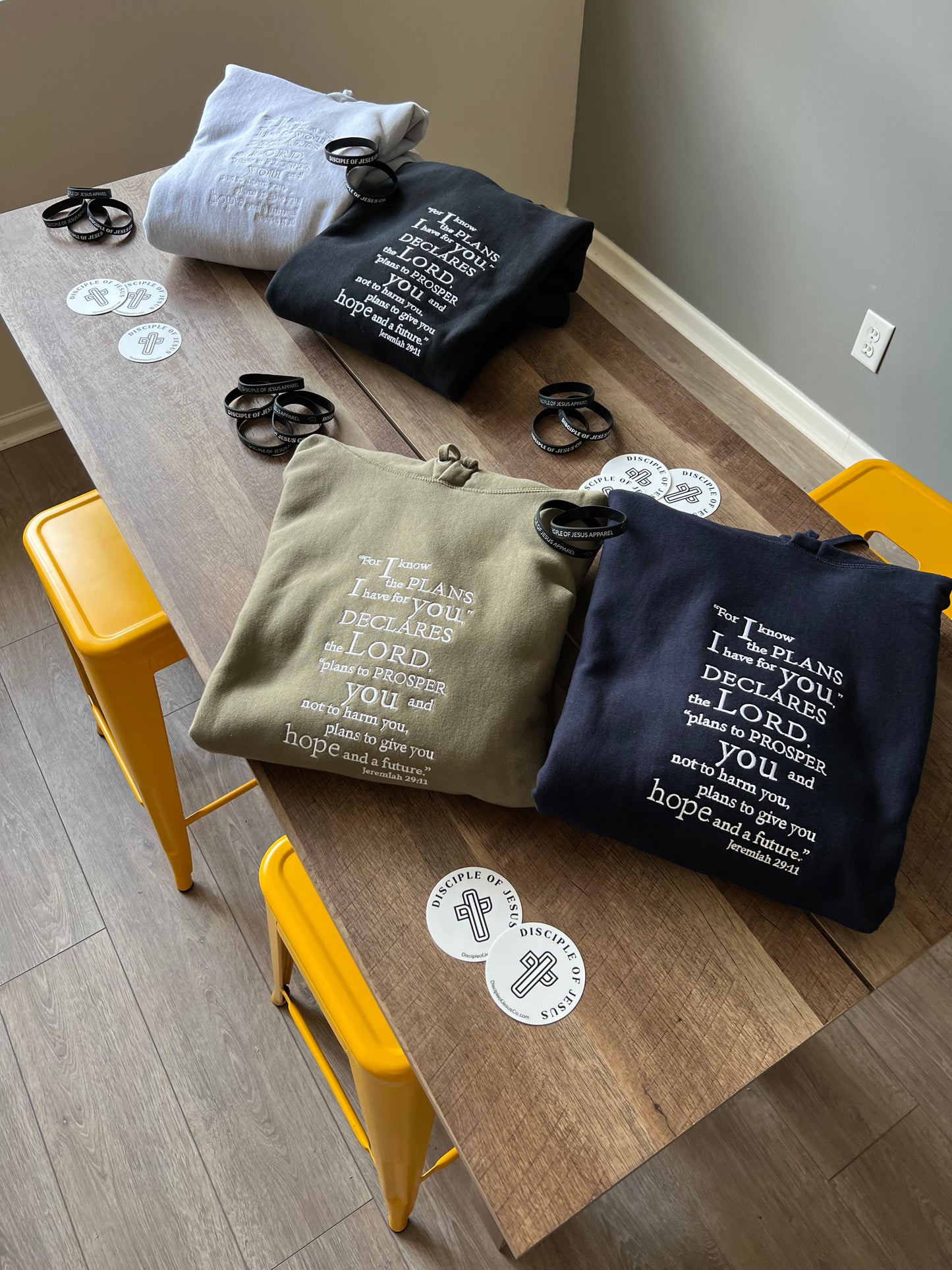 Disciple of Jesus Olive hoodie