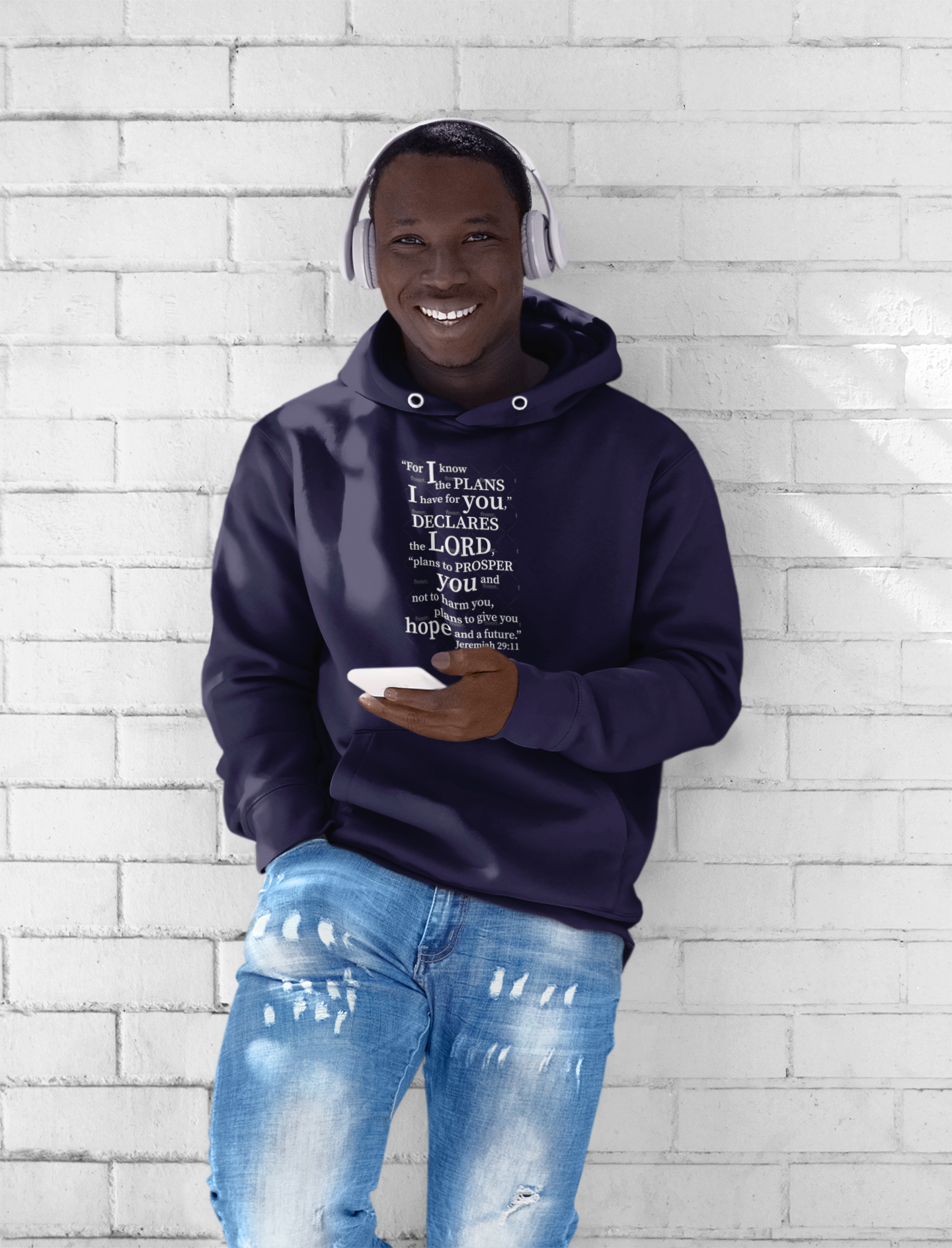 Disciple of Jesus Blue hoodie